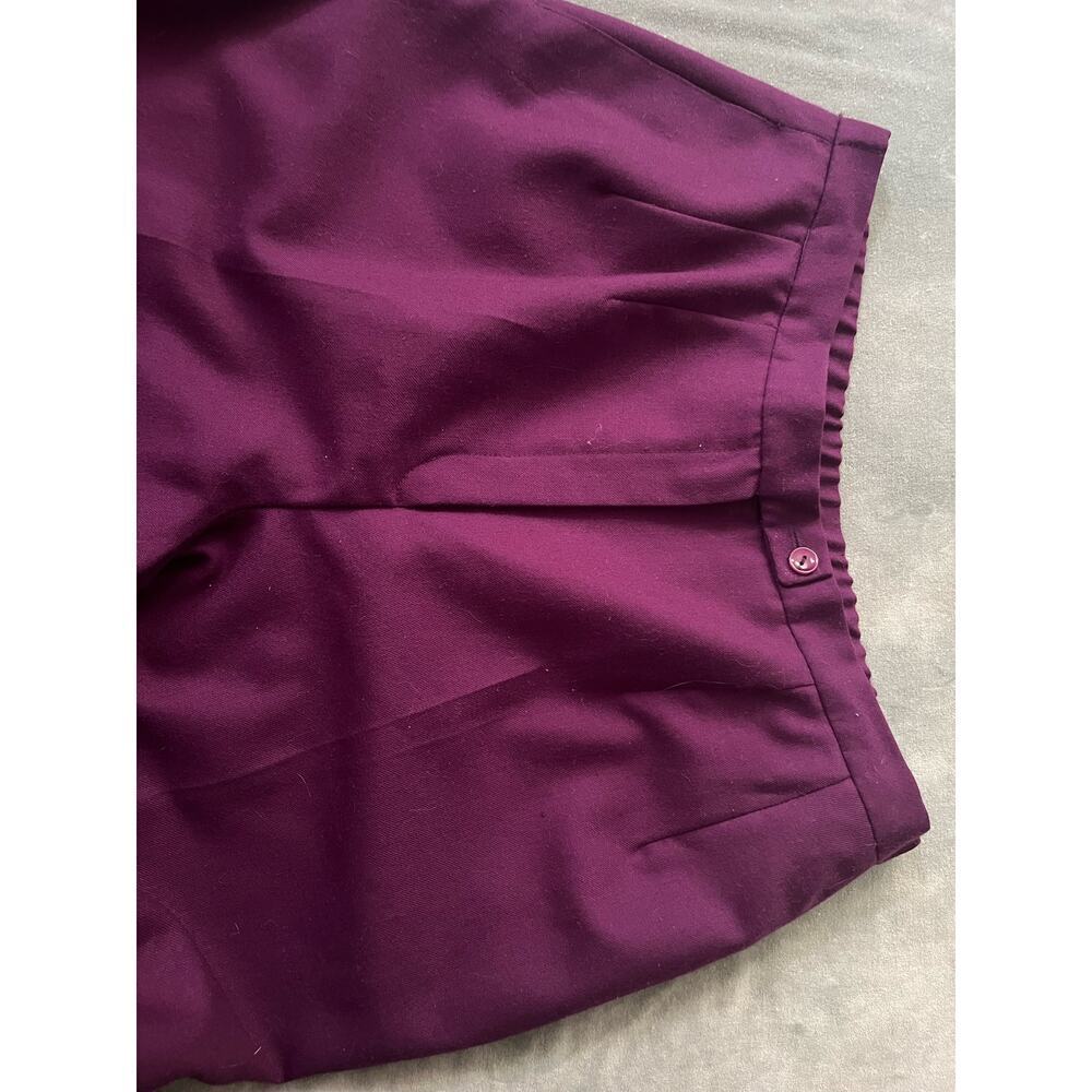 Harve benard size 12 purple wool pants - Picture 4 of 4